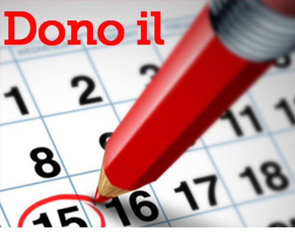 Calendario Donazioni 2025